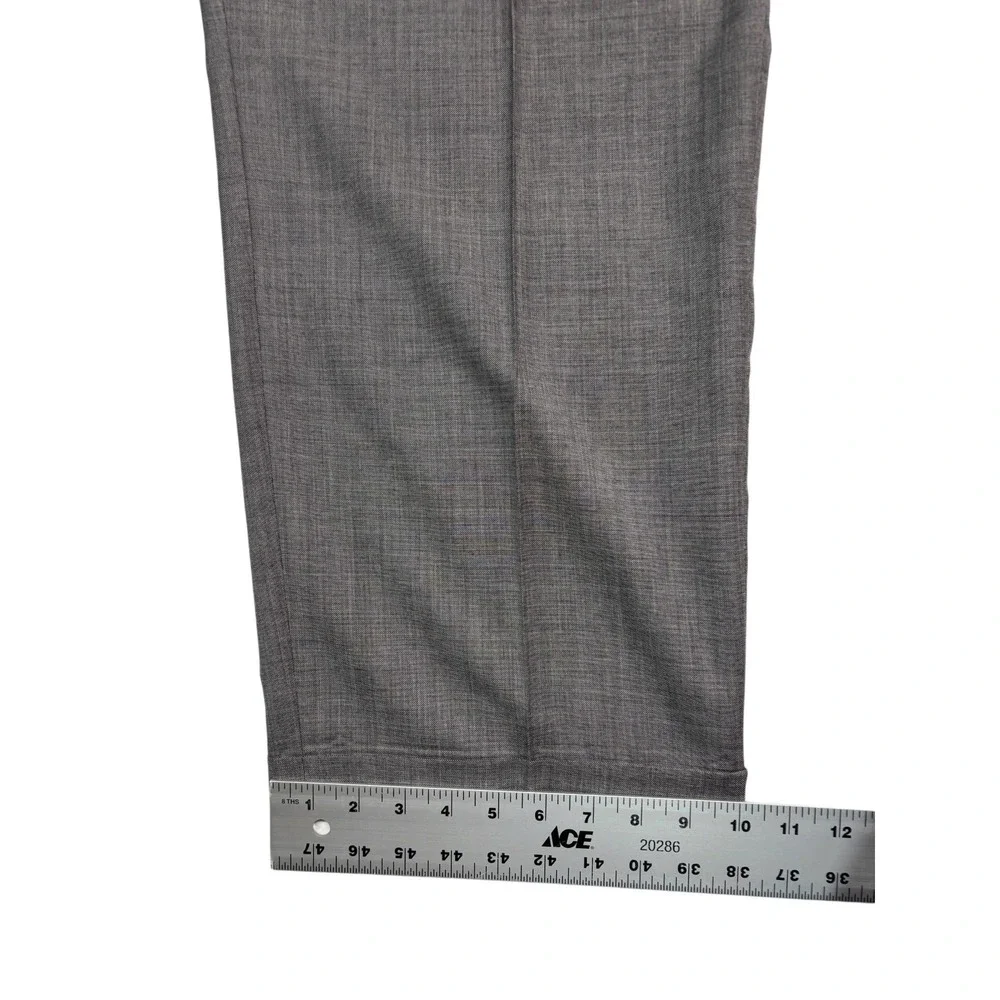 Joseph Abboud 54L 48x32 Gray 2pc Pant Suit Tollegno 1900 Italian Fabric Wool USA